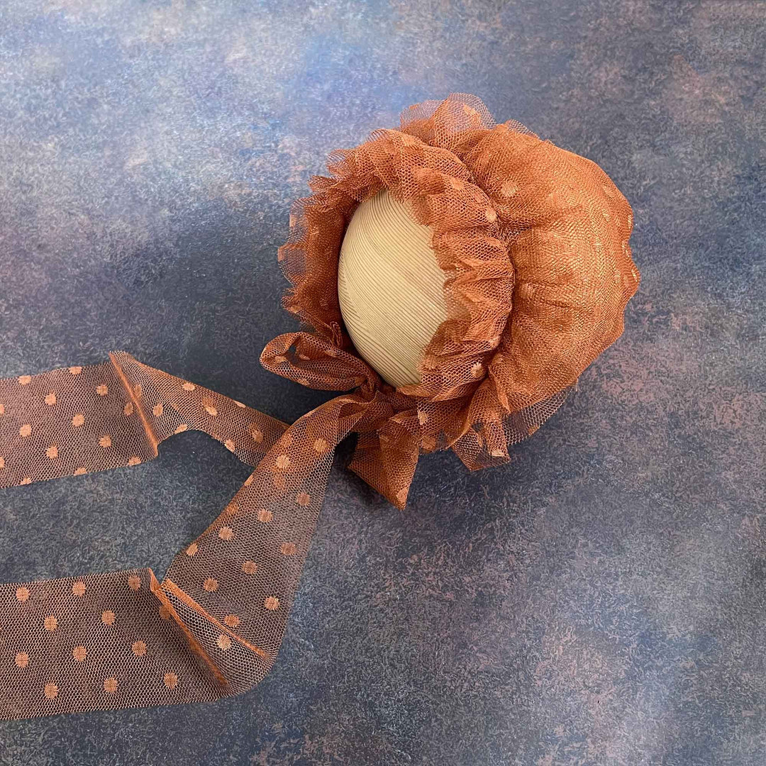 Polka Dot Tulle Newborn Hat - Don&Judy Newborn&Maternity photography props