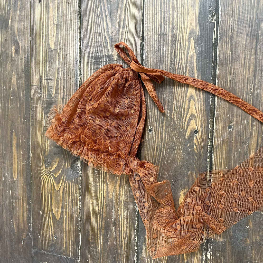 Polka Dot Tulle Newborn Hat - Don&Judy Newborn&Maternity photography props