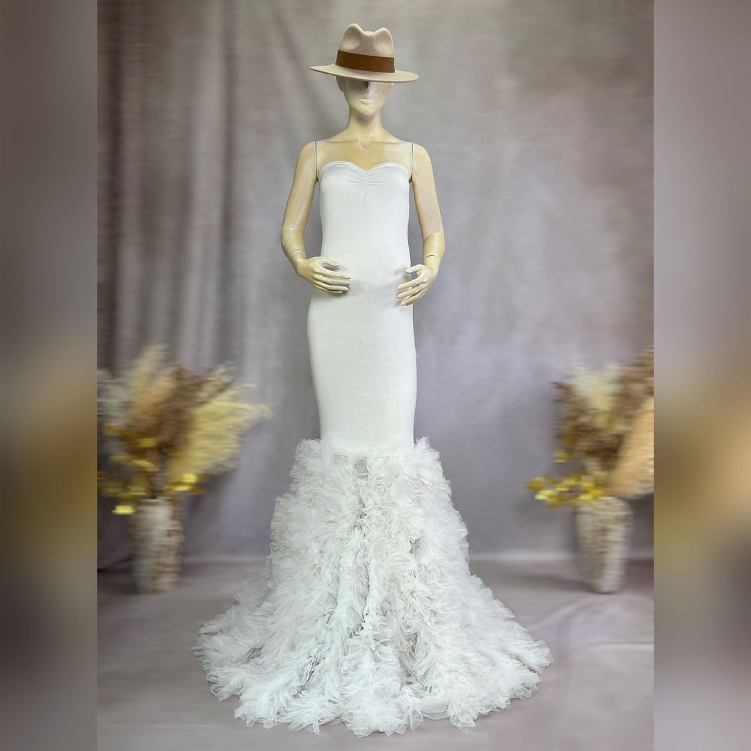 Gladys Cotton Mermaid Gown