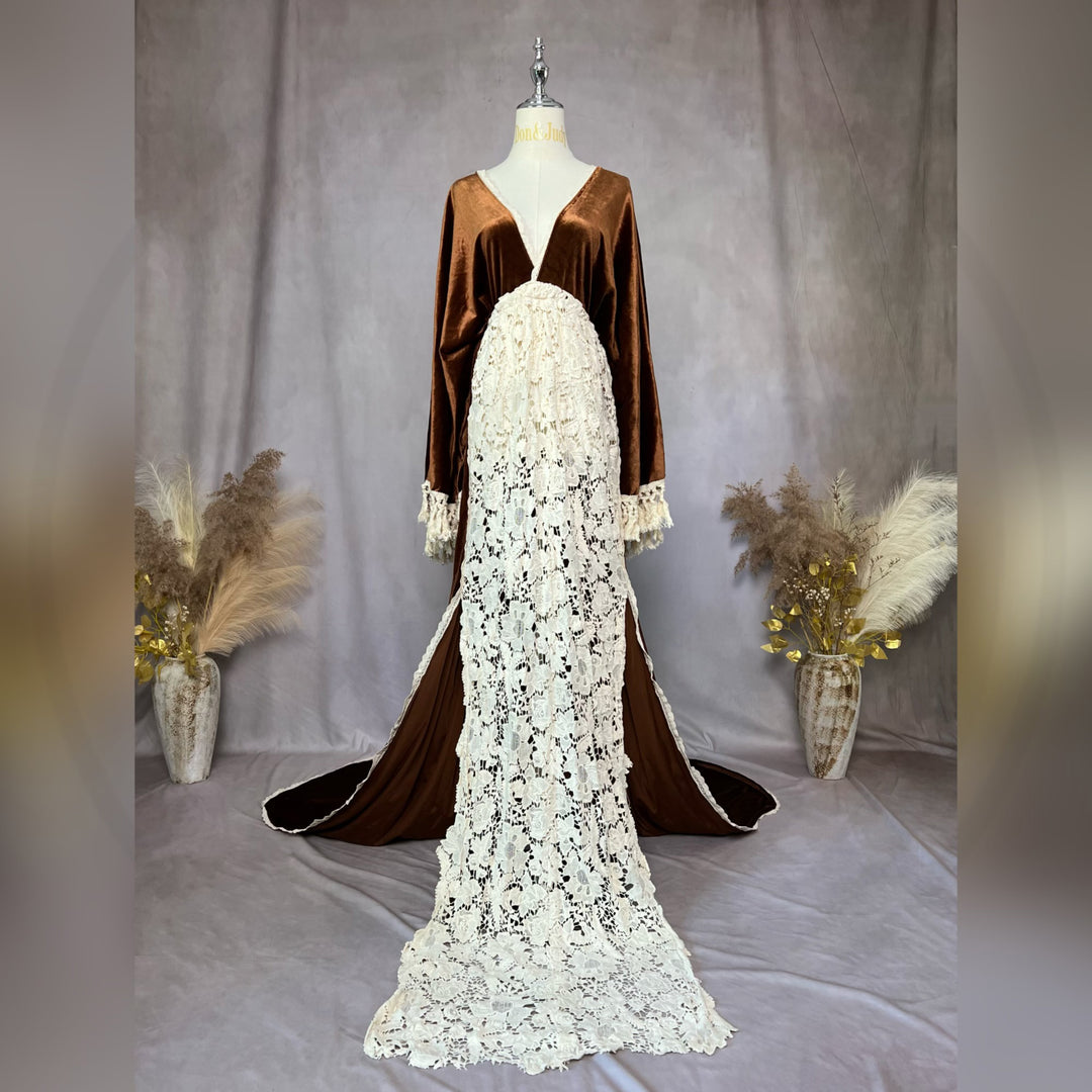 Elsie Velvet Gown - Don&Judy Newborn&Maternity photography props