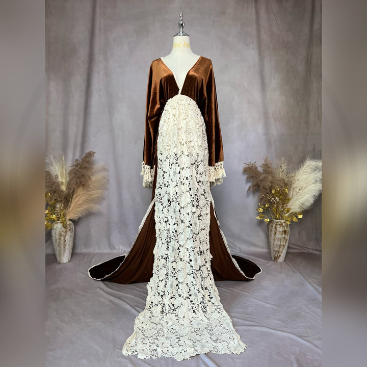 Elsie Velvet Gown - Don&Judy Newborn&Maternity photography props