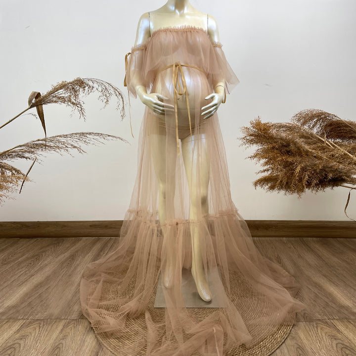 Dora Boob Tube Tulle Gown - Don&Judy Newborn&Maternity photography props