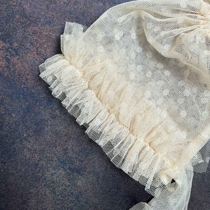 Polka Dot Tulle Newborn Hat - Don&Judy Newborn&Maternity photography props