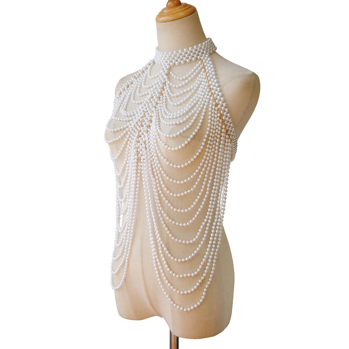 Layered Imitation Pearl Body Accessories