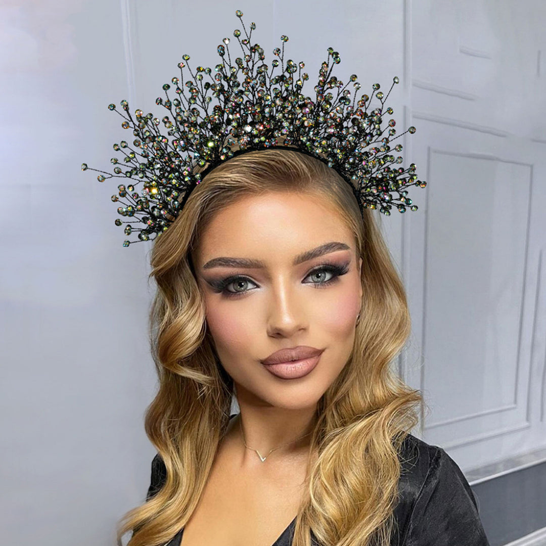 Luxurious Imitation Diamond Crown Headpieces