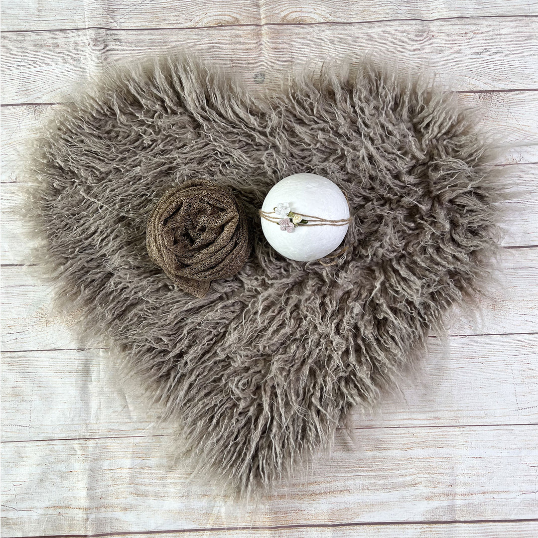 Almost mauve Faux Fur Matched Set