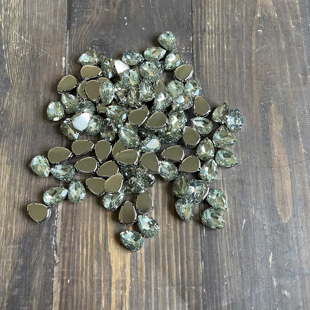 Waterdrop Shaped Embellishment Buttons