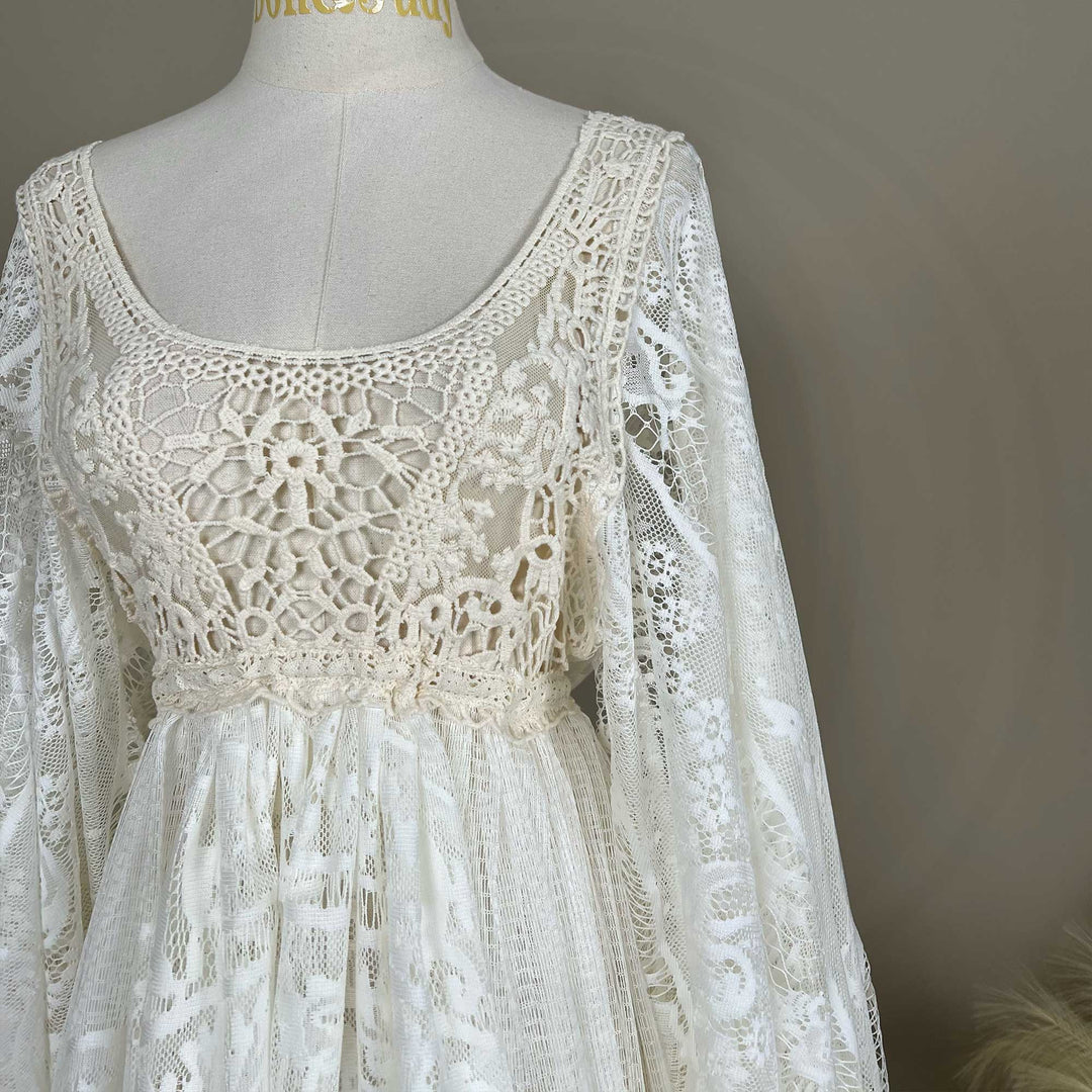 Robe en dentelle Fay