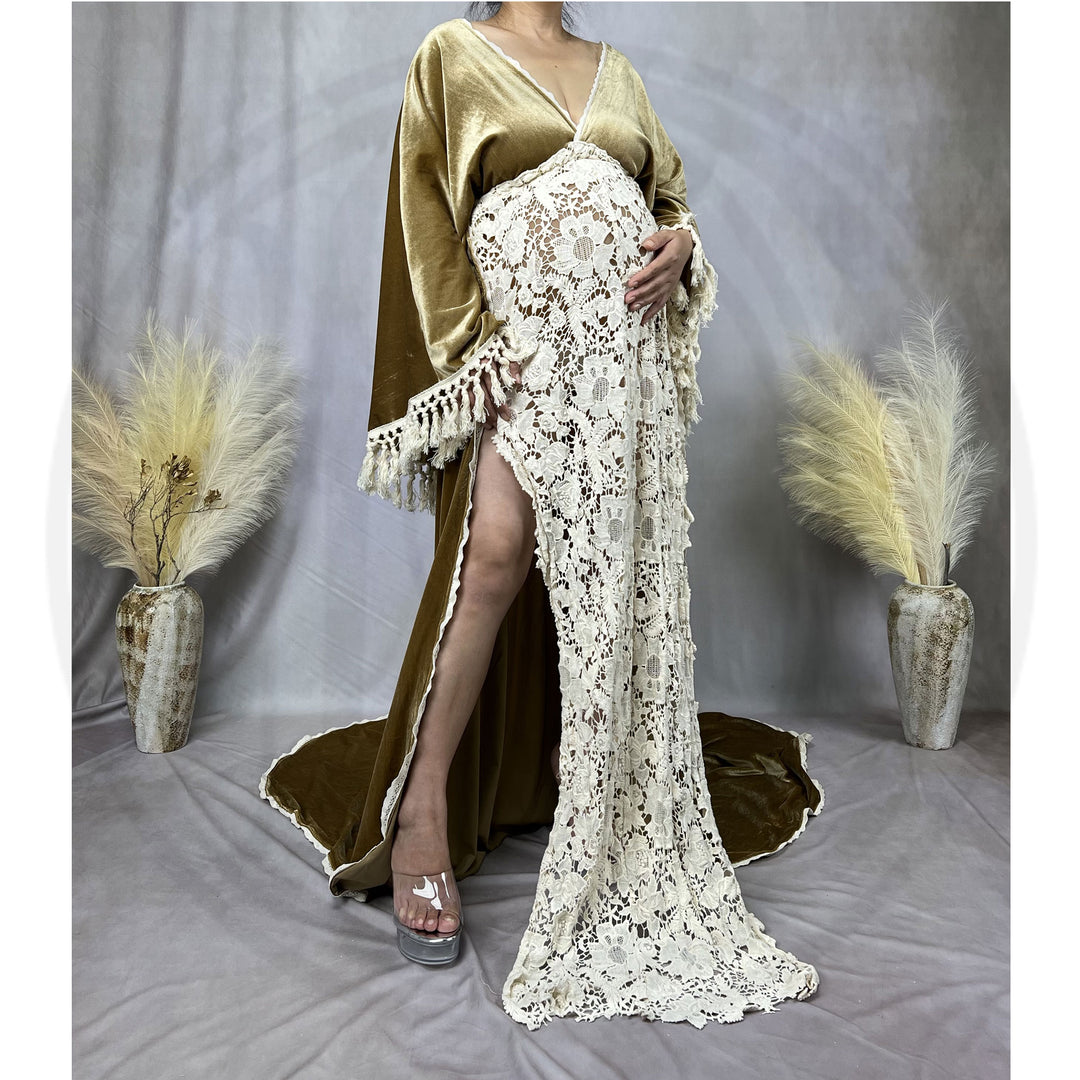 Elsie Velvet Gown - Don&Judy Newborn&Maternity photography props