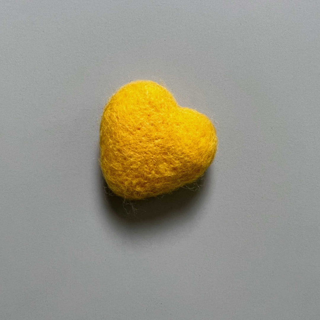 7pcs/lot Handmade Wool Felt Heart Shape Accessories - Don&Judy Newborn&Maternity photography props
