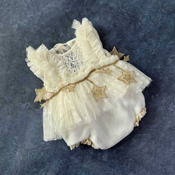 Tulle with Star Newborn Dress