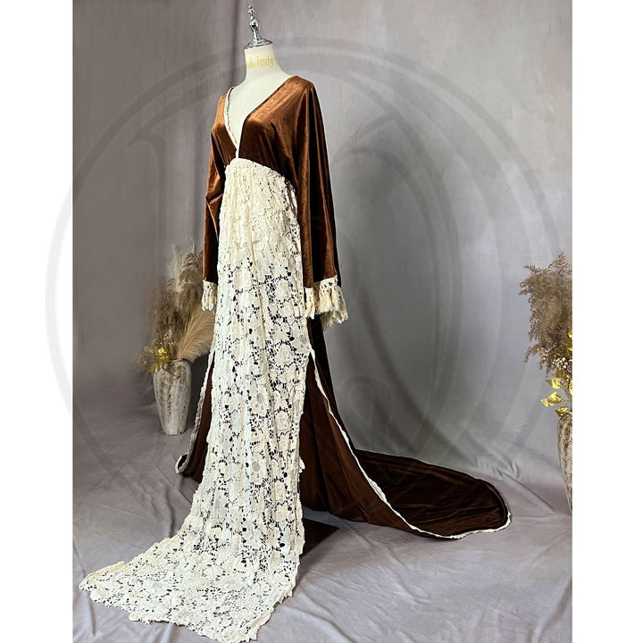 Elsie Velvet Gown - Don&Judy Newborn&Maternity photography props