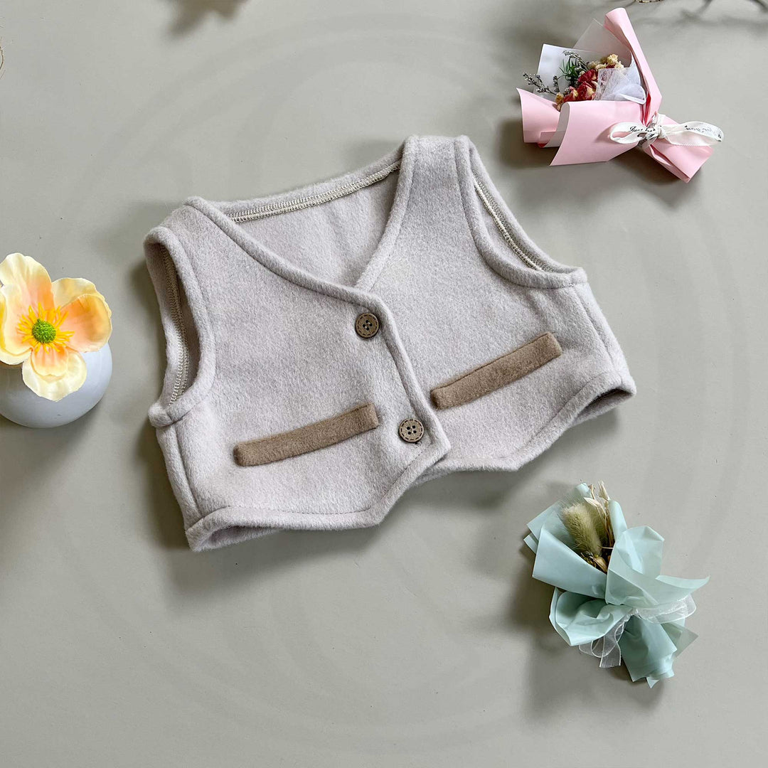 Abraham Vest + Overalls Set