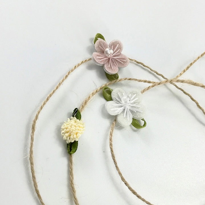 Newborn Flower with Pearl Headwear