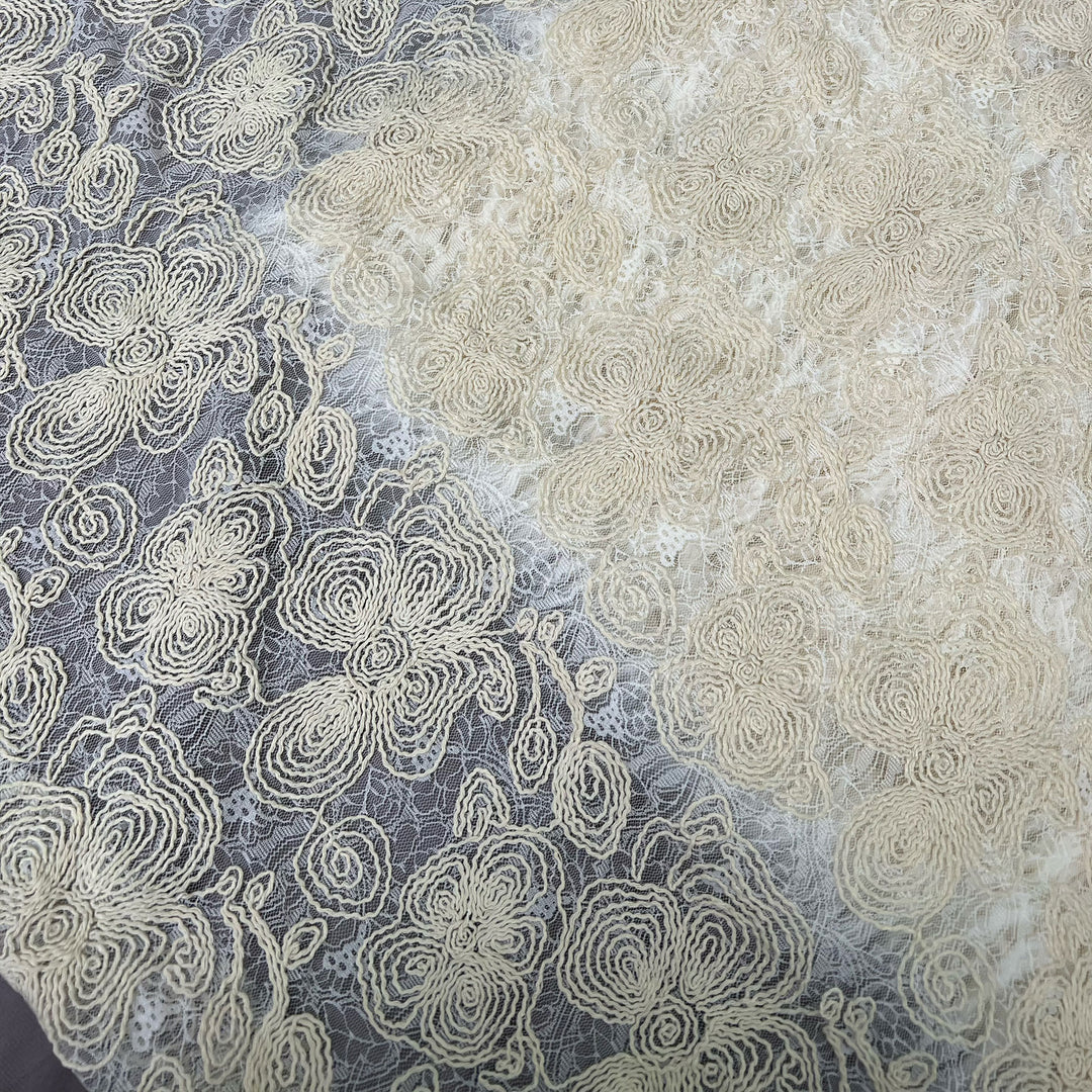 Beige Lace Background
