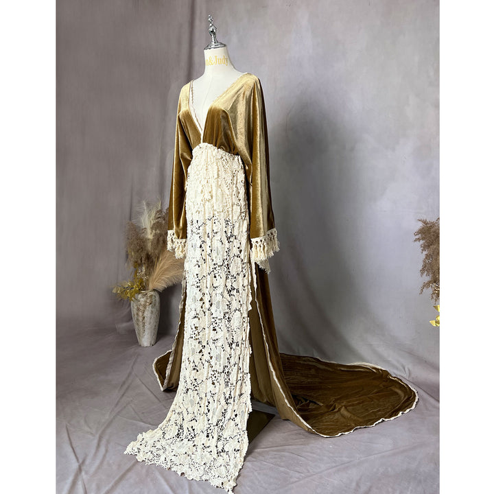 Elsie Velvet Gown - Don&Judy Newborn&Maternity photography props
