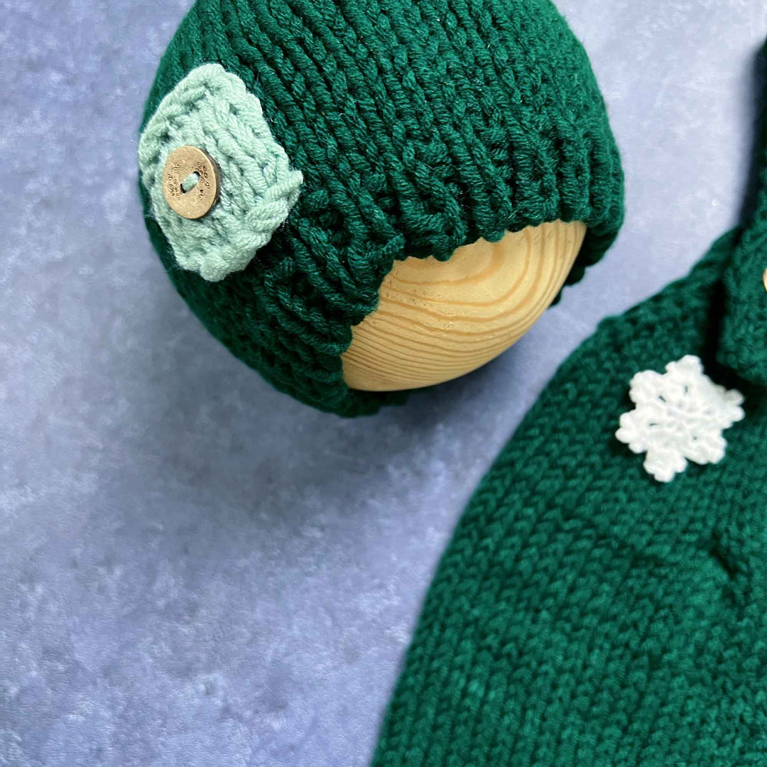 Baby Knit Suspender Pants & Hat Set