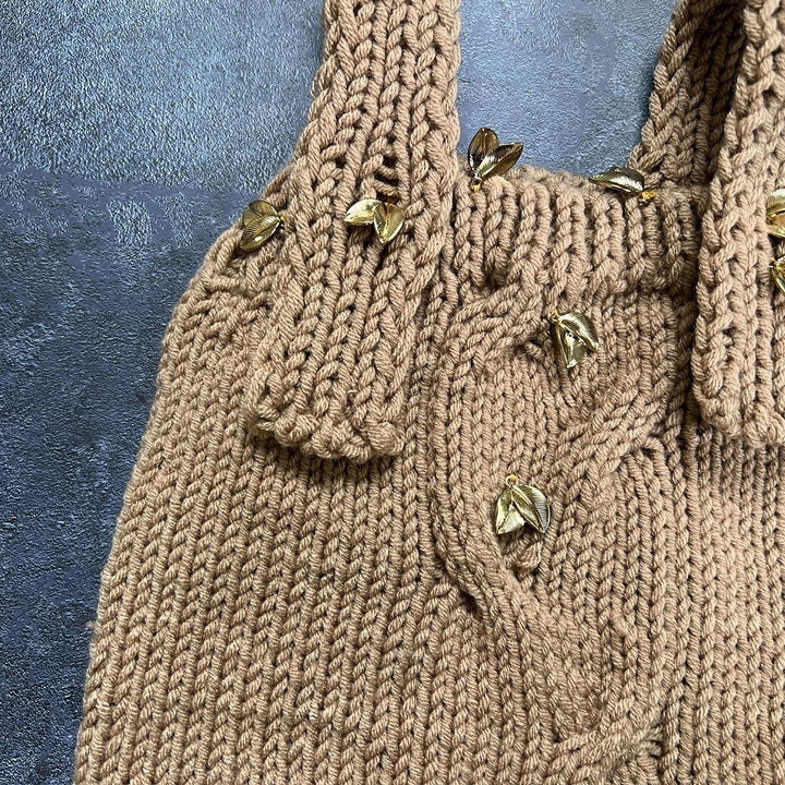 Baby Knit Suspender Pants & Hat Set