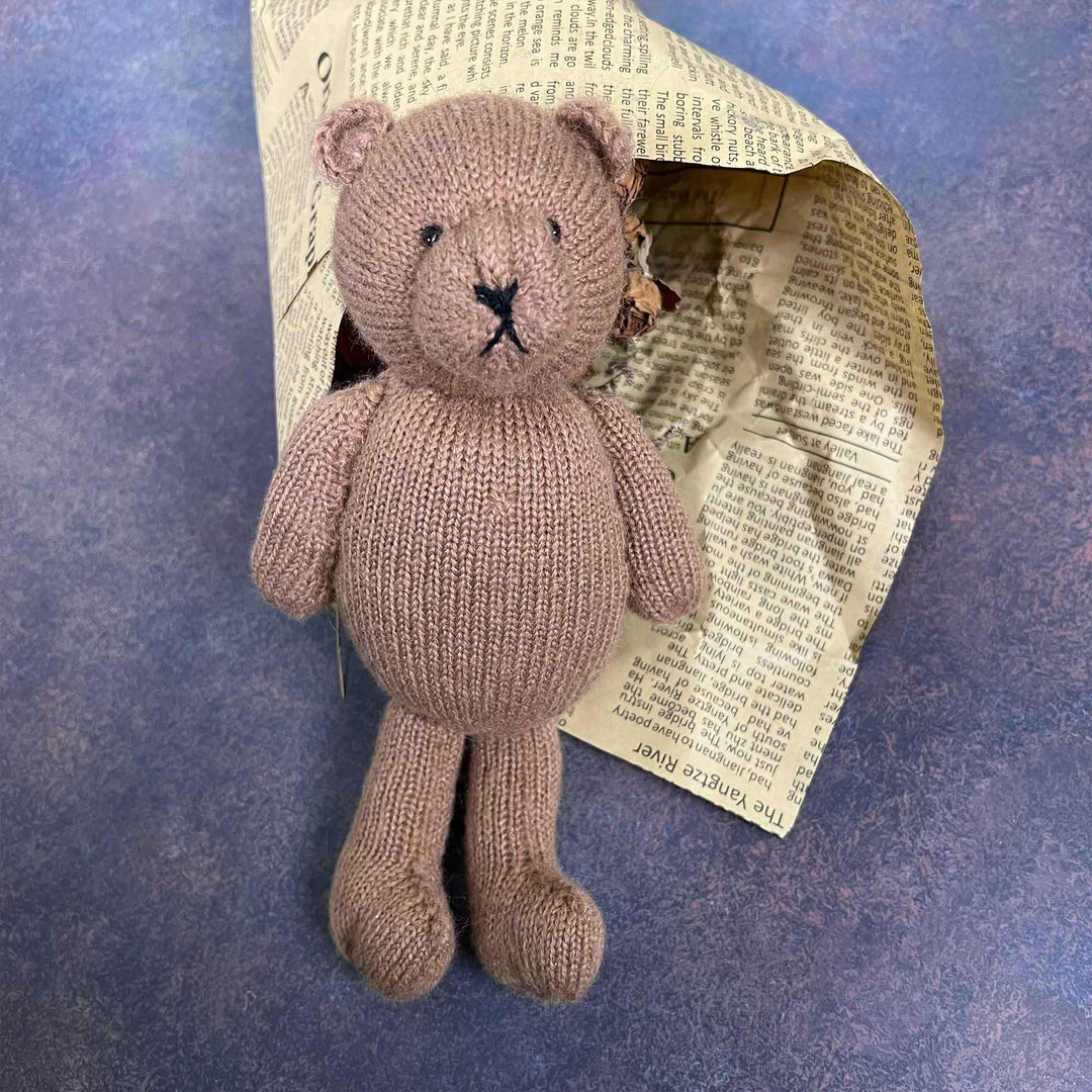 3pcs Brown Knitted Teddy Bears