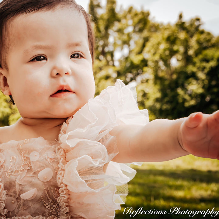 Judith White Little Girl Dress