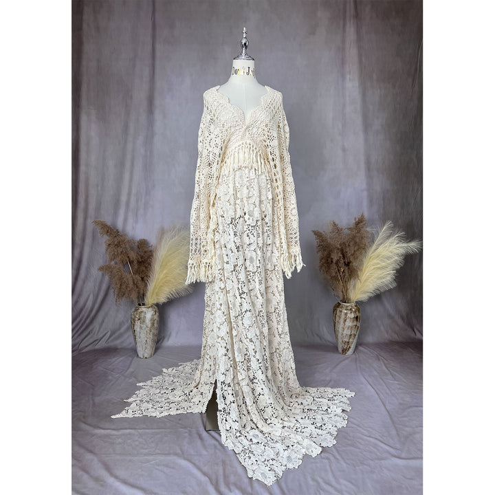 Harriet Boho Cape with Skirt Set