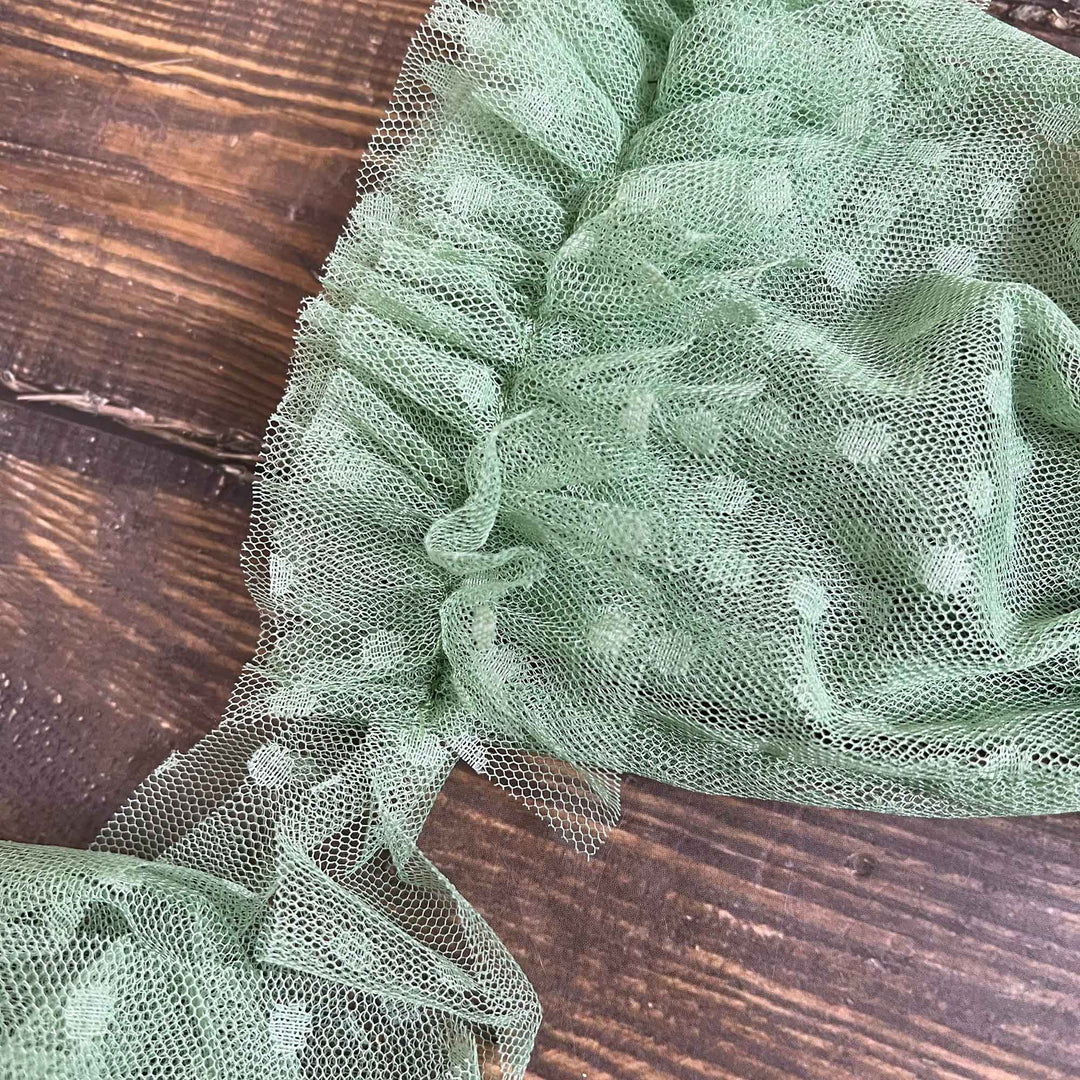 Polka Dot Tulle Newborn Hat - Don&Judy Newborn&Maternity photography props