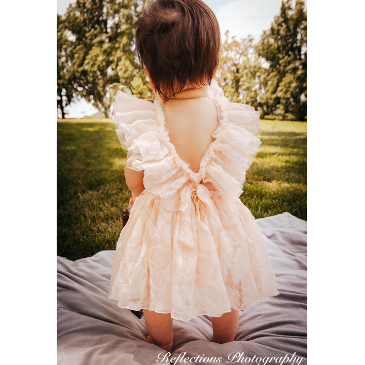 Judith White Little Girl Dress