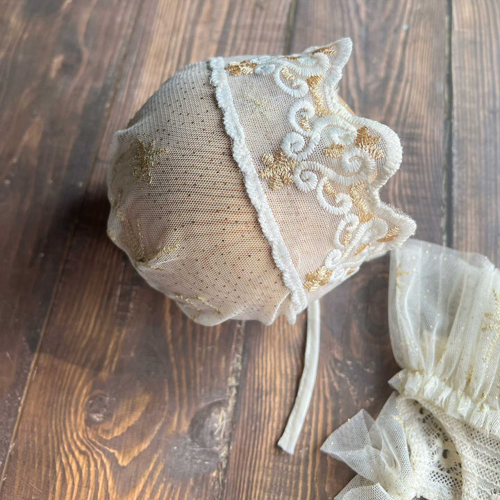 Stars and Moon Tulle Dress + Hat Set