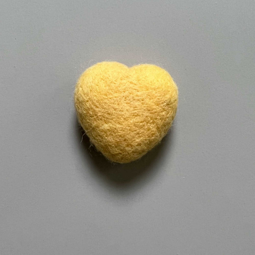 7pcs/lot Handmade Wool Felt Heart Shape Accessories - Don&Judy Newborn&Maternity photography props