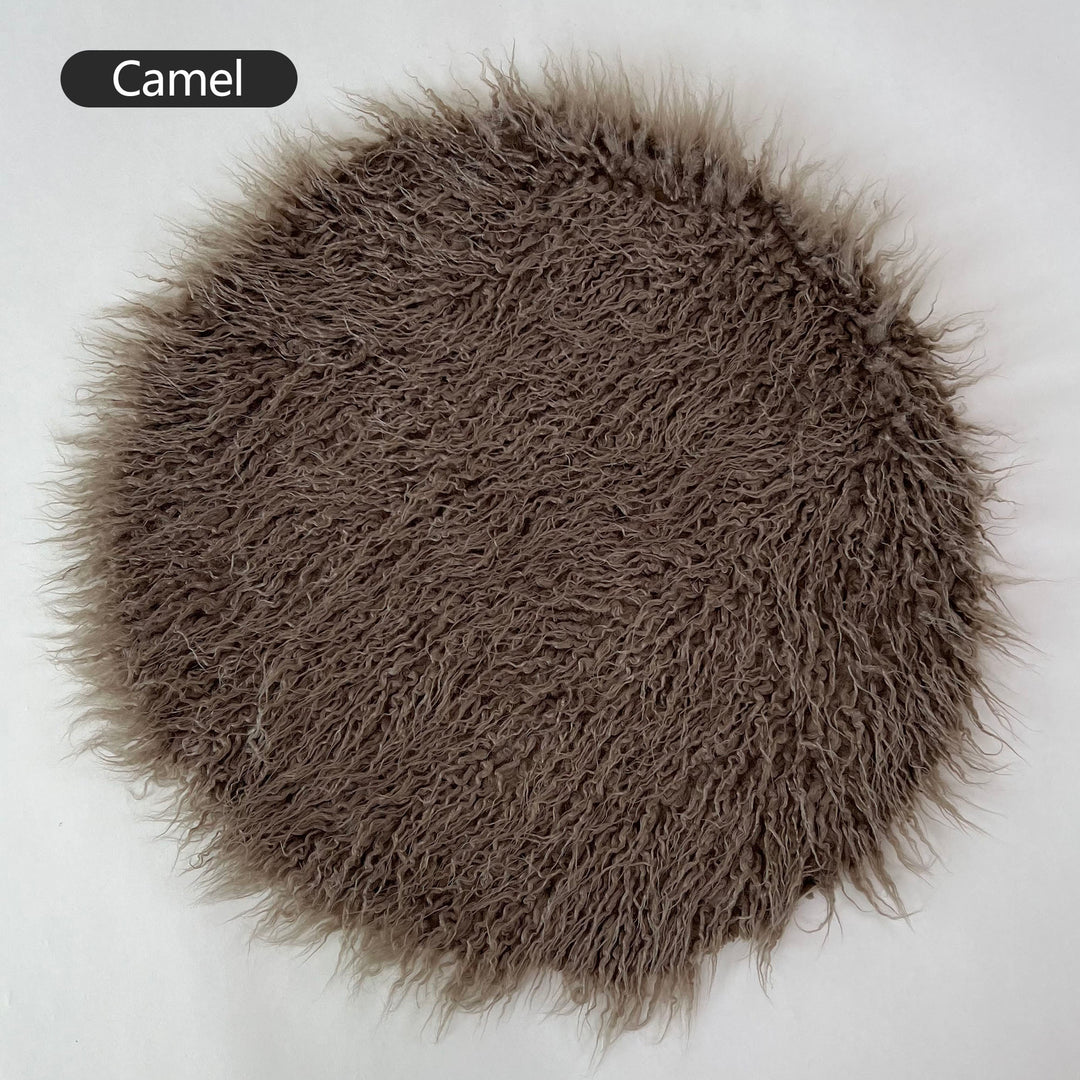 60CM Round faux fur Blanket