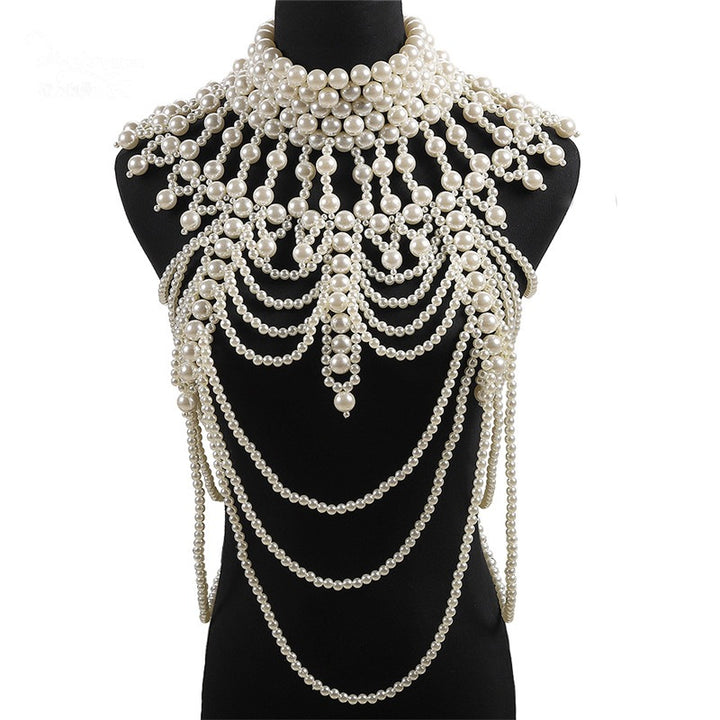 Layered Imitation Pearl Body Accessories