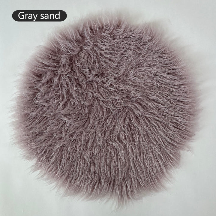60CM Round faux fur Blanket