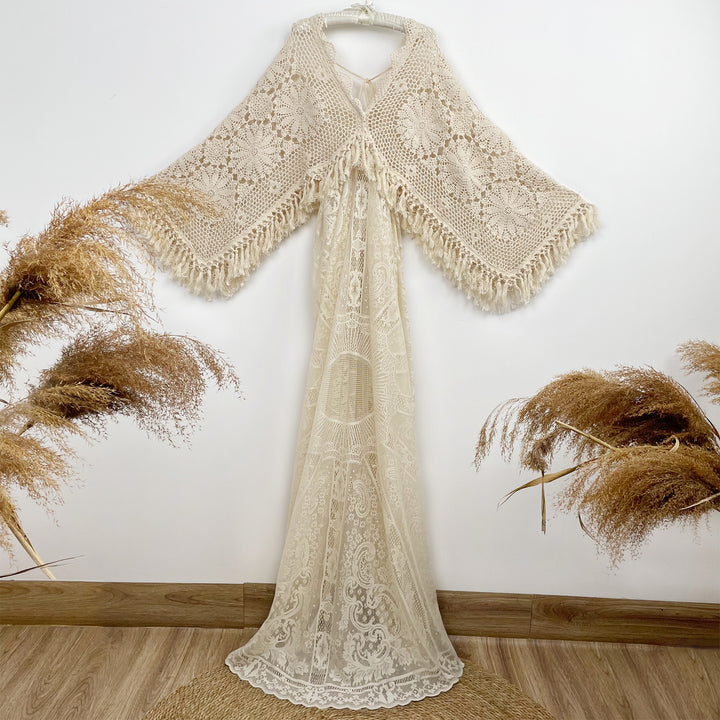 Isabel Lace + Cotton Gown