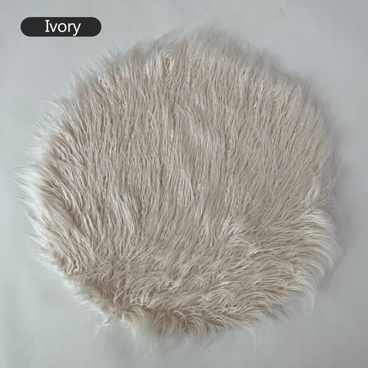 60CM Round faux fur Blanket