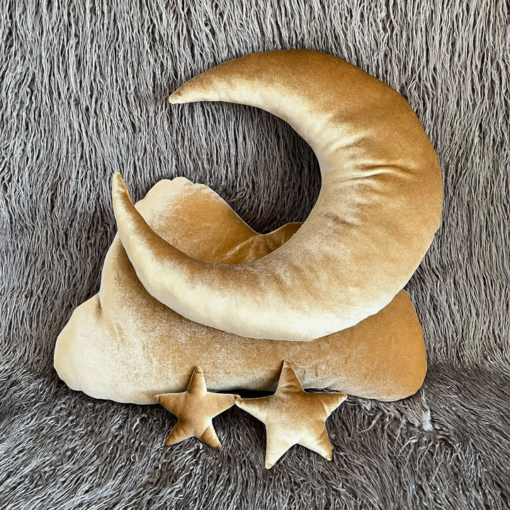 Newborn Cloud Moon and Star Set