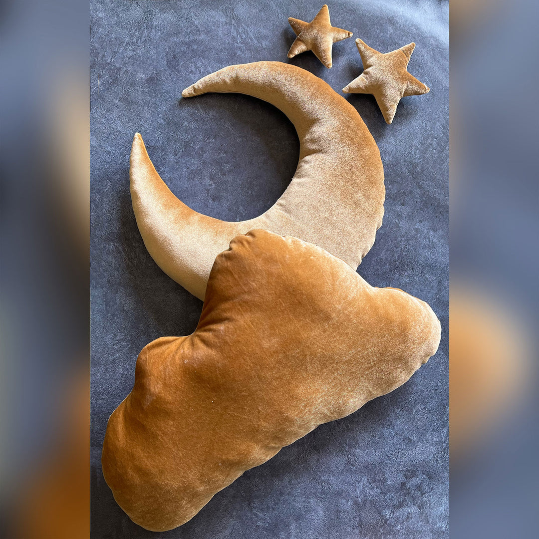 Newborn Cloud Moon and Star Set