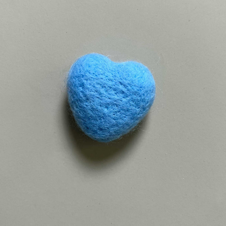 7pcs/lot Handmade Wool Felt Heart Shape Accessories - Don&Judy Newborn&Maternity photography props