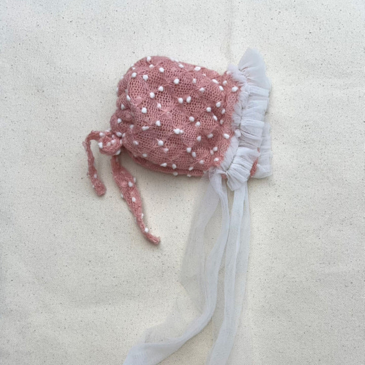 Newborn Floral Bonnet