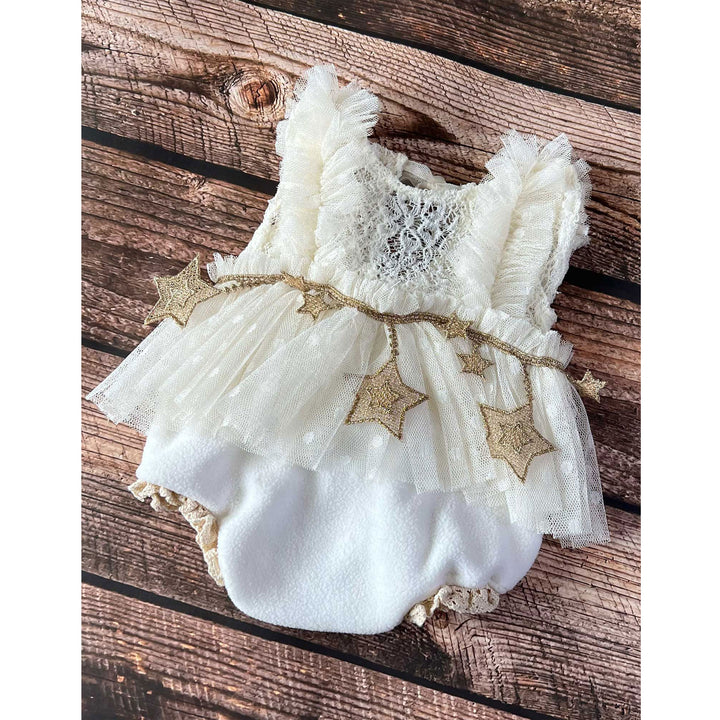 Tulle with Star Newborn Dress