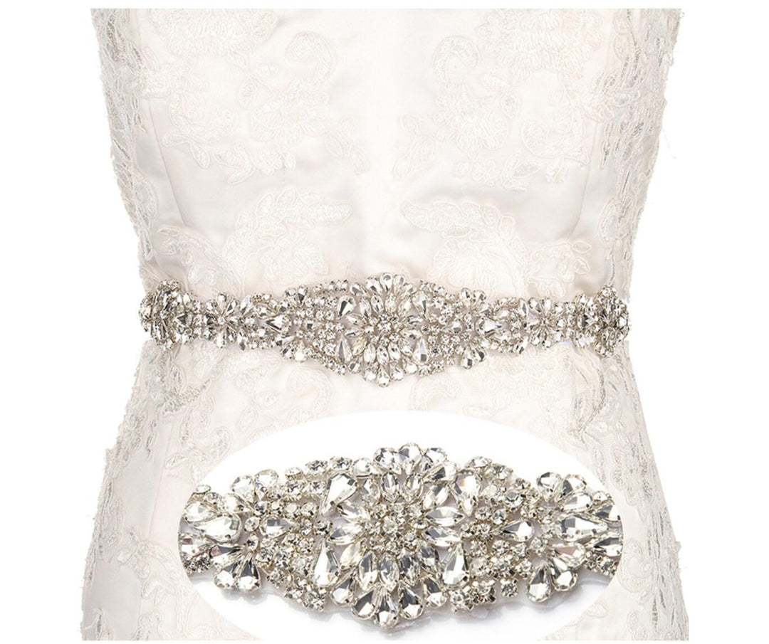 Crystal Rhinestone Maternity Belt for Photoshoot Maternity Photo Dress Accessories 270CM x 2CM - Don&Judy Newborn&Maternity photography props