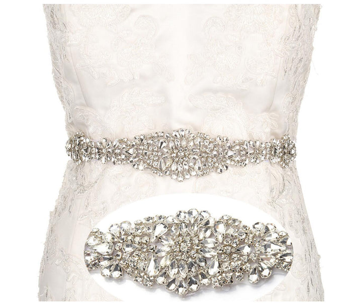 Crystal Rhinestone Maternity Belt for Photoshoot Maternity Photo Dress Accessories 270CM x 2CM - Don&Judy Newborn&Maternity photography props