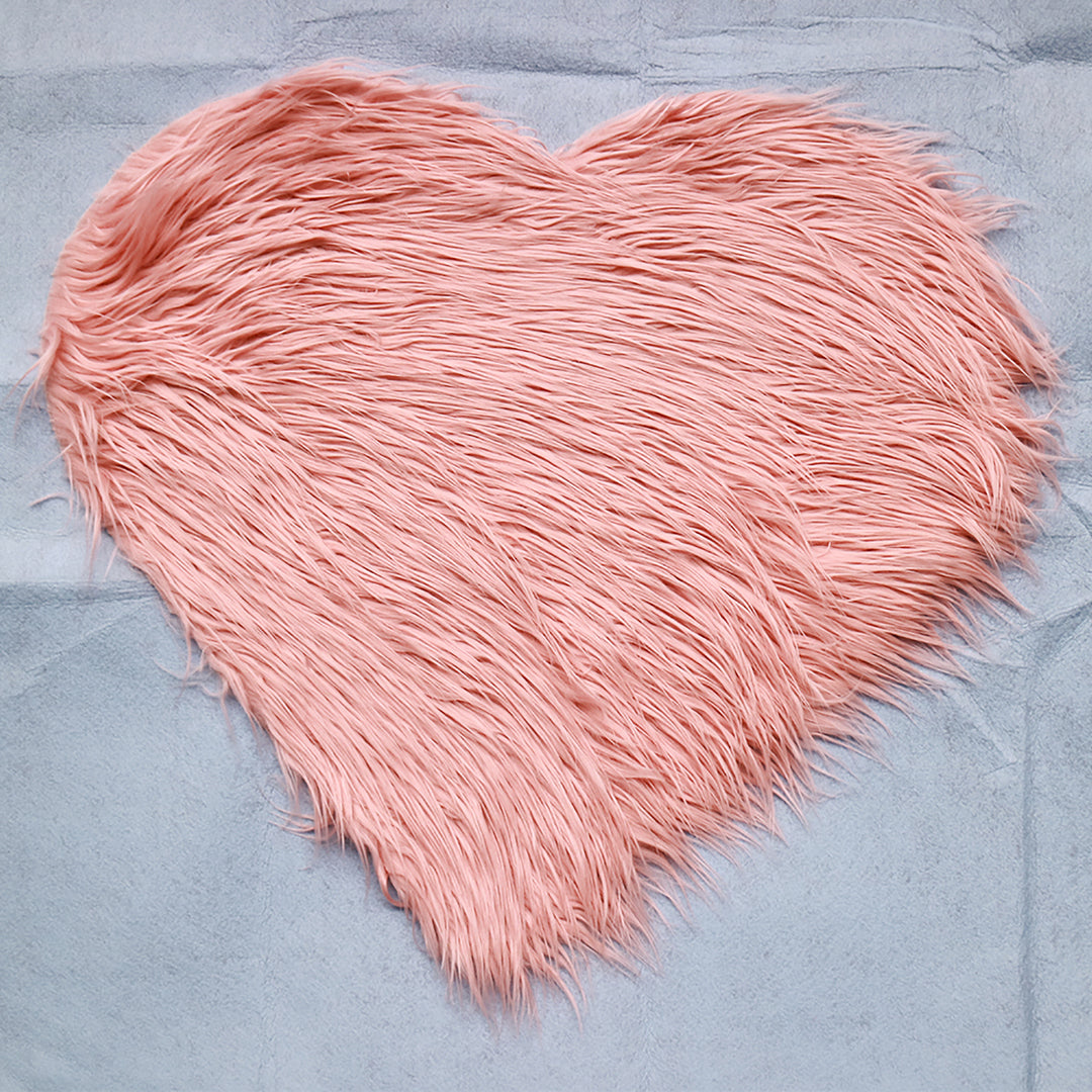 Sweet Heart Newborn Faux Fur Newborn Blanket for Photography Newborn Photo Prop - Don&Judy Newborn&Maternity photography props