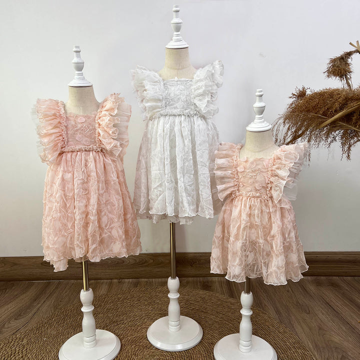 Judith White Little Girl Dress