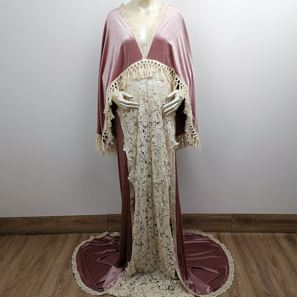 Elsie Velvet Gown - Don&Judy Newborn&Maternity photography props