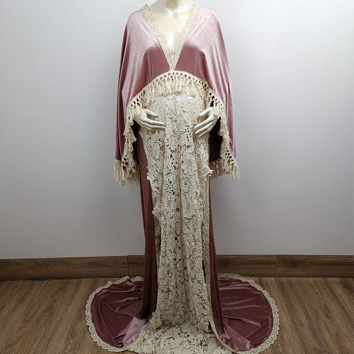 Elsie Velvet Gown - Don&Judy Newborn&Maternity photography props