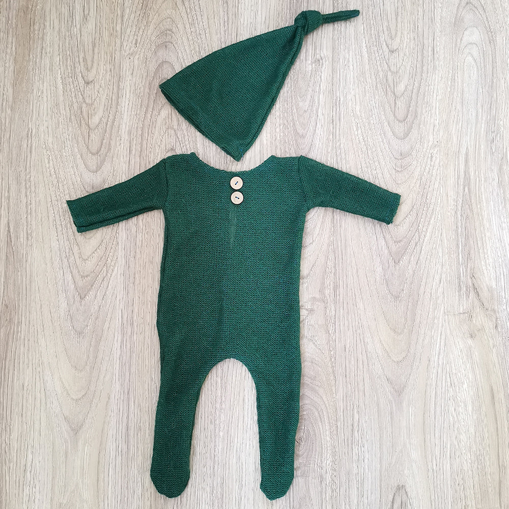 Newborn Romper and Hat set