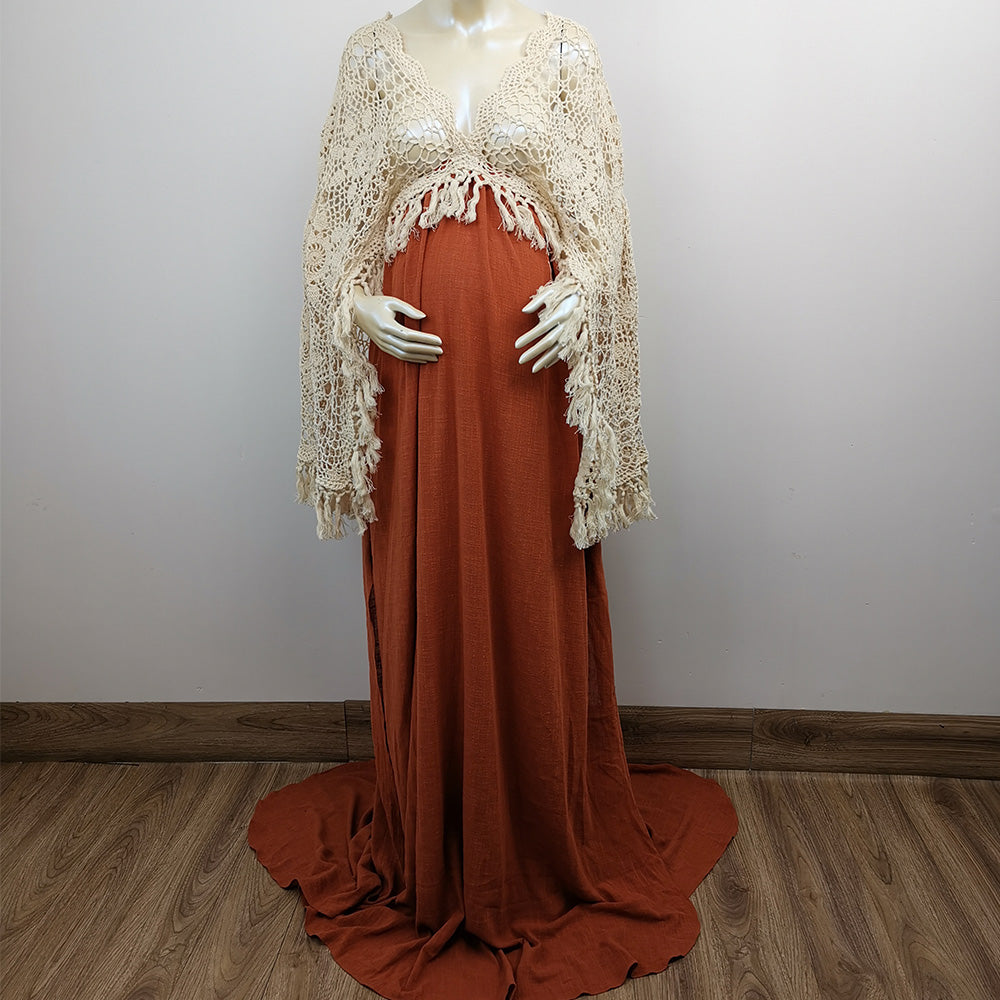 Hazel Boho Cotton Gown