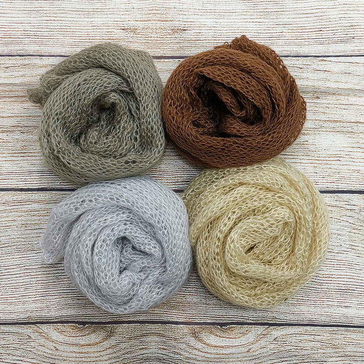 A Set Mohair 60X40CM Wrap