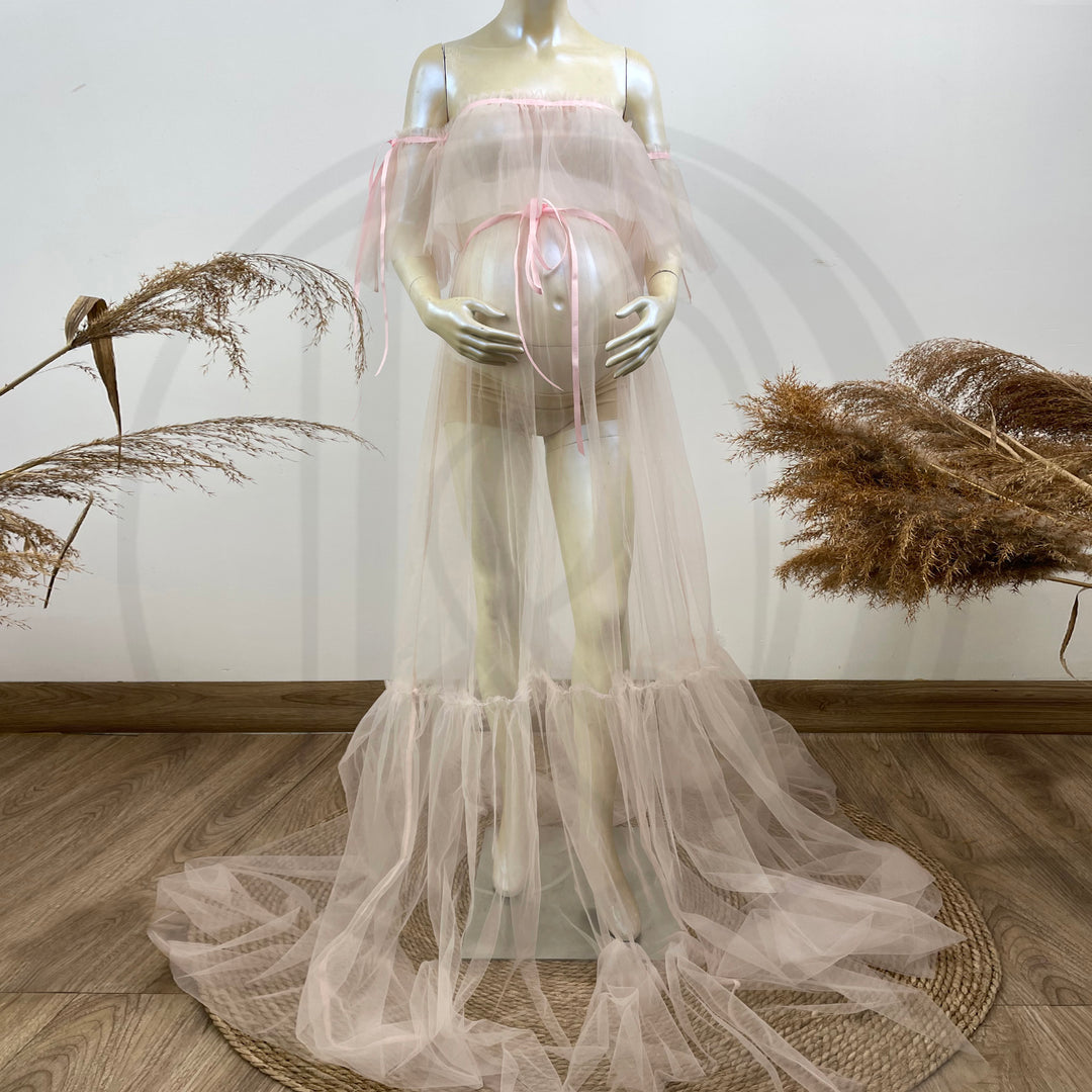 Dora Boob Tube Tulle Gown - Don&Judy Newborn&Maternity photography props