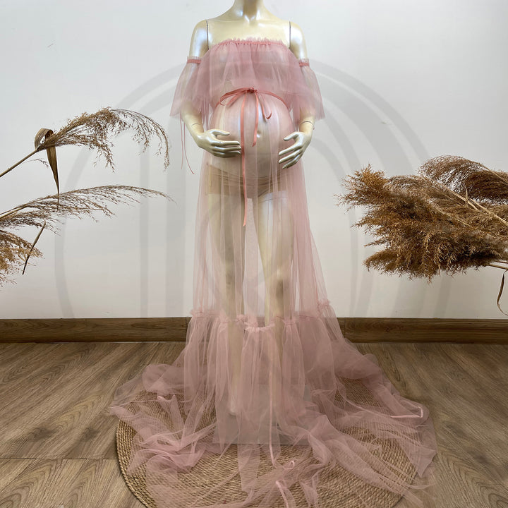 Dora Boob Tube Tulle Gown - Don&Judy Newborn&Maternity photography props